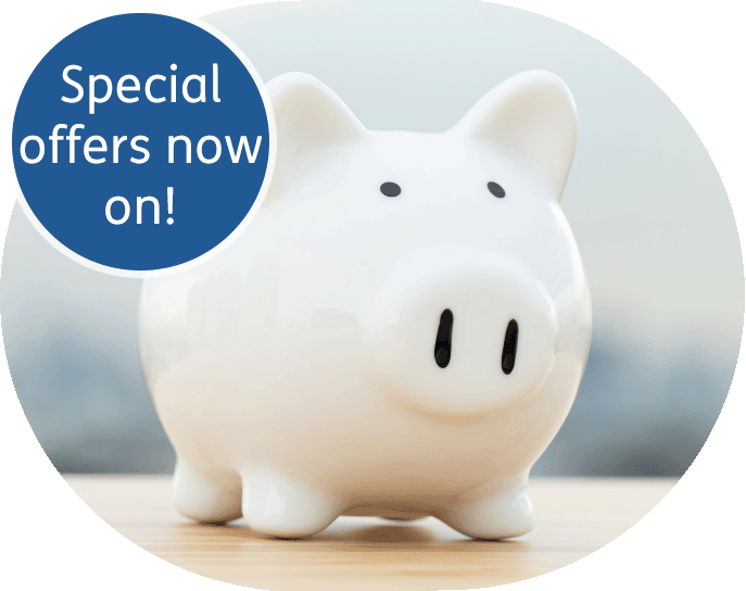 Special offers now on!